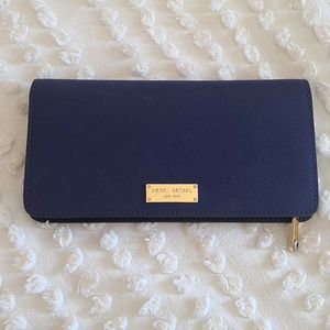Henri Bendel Navy Blue Wallet